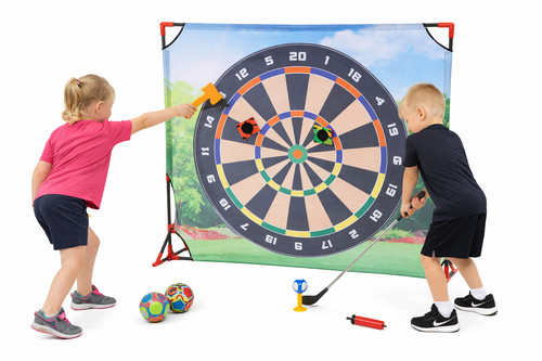 Giant kids target - 4-in-1, game