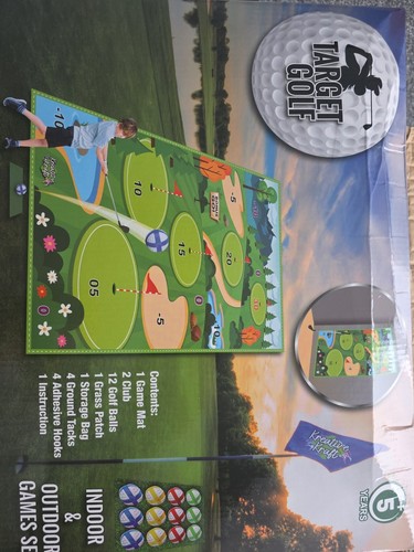 Golf target game - target,